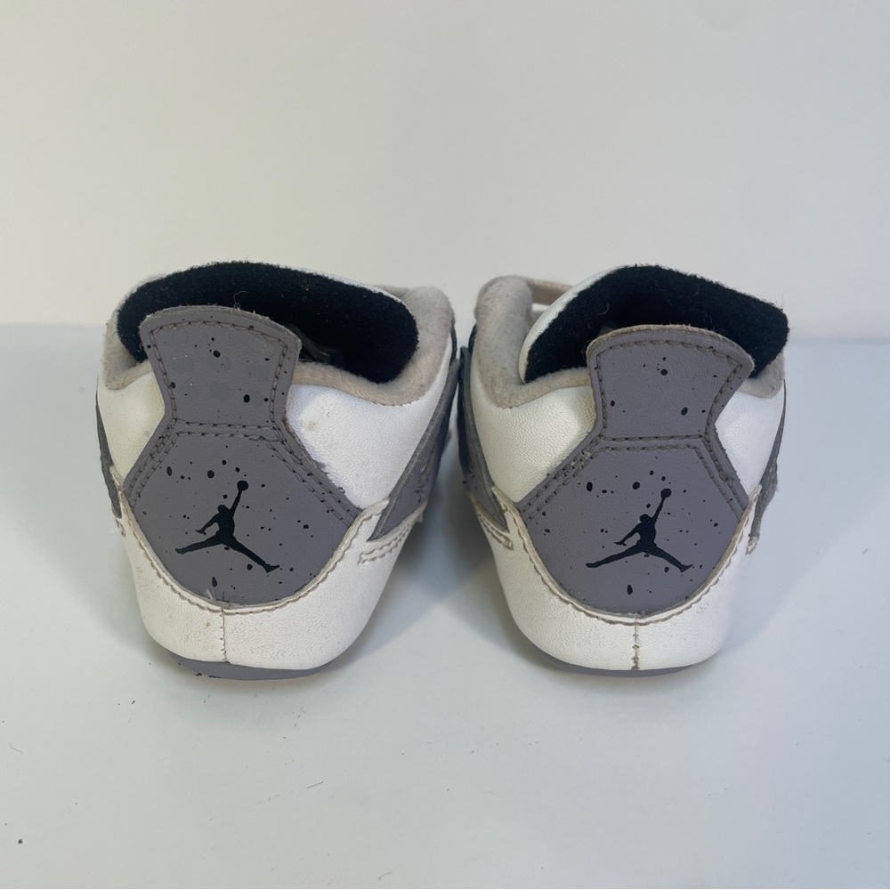 Air Jordan Retro IV 4 White Cement 2012 487219-103 Toddler 3C Crib No Box - Picture 4 of 7